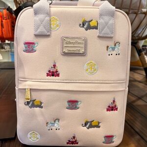 Disney Parks 2026 Fantasyland Canvas Loungefly Backpack NWT